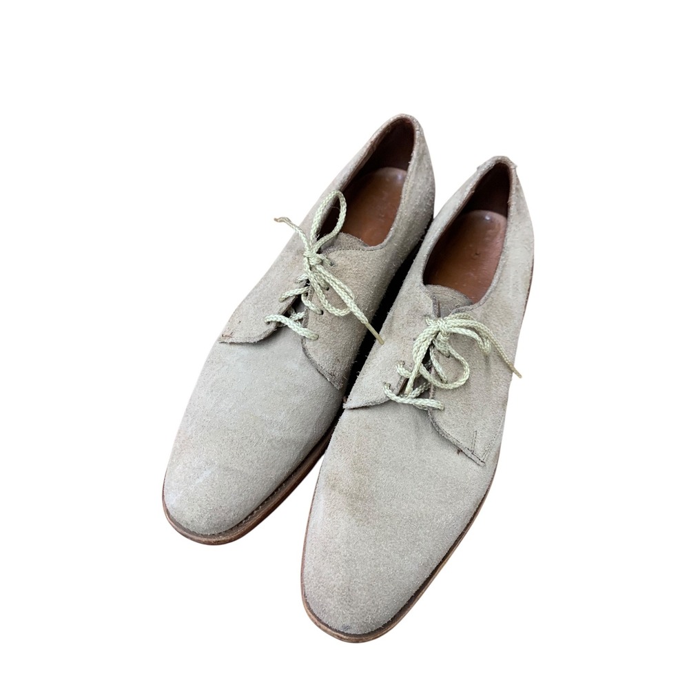 ALLEN EDMONDS MENS‎ TAN BEIGE BOONE OXFORD SUEDE1 Size 10 RR